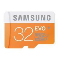 כרטיס זיכרון Samsung MicroSDHC 32GB EVO 32GB Micro SD סמסונג למכירה 