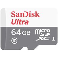 כרטיס זיכרון SanDisk Ultra SDSQUNB-064G 64GB Micro SD סנדיסק למכירה 