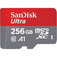 כרטיס זיכרון SanDisk Ultra SDSQUAR-256G 256GB Micro SD סנדיסק למכירה 