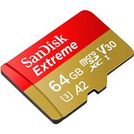 כרטיס זיכרון SanDisk Extreme SDSQXA2-064G 64GB Micro SD סנדיסק למכירה , 2 image