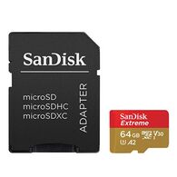 כרטיס זיכרון SanDisk Extreme SDSQXA2-064G 64GB Micro SD סנדיסק למכירה , 3 image