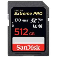 כרטיס זיכרון SanDisk Extreme Pro SDSDXXY-512G 512GB Micro SD סנדיסק למכירה 