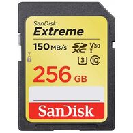 כרטיס זיכרון SanDisk Extreme Extreme SDXC 256GB SDSDXV5-256G 256GB SD סנדיסק למכירה 
