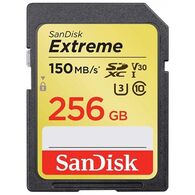כרטיס זיכרון SanDisk Extreme Extreme SDXC 256GB SDSDXV5-256G 256GB SD סנדיסק למכירה , 2 image