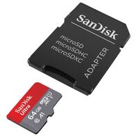 כרטיס זיכרון SanDisk Ultra SDSQUAR-064G 64GB Micro SD סנדיסק למכירה , 3 image