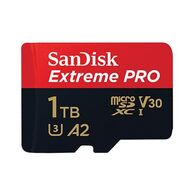 כרטיס זיכרון SanDisk Extreme Pro SDSQXCZ-1T00 1TB Micro SD סנדיסק למכירה 