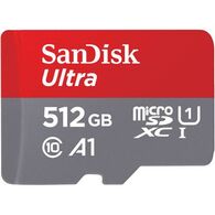 כרטיס זיכרון SanDisk Ultra SDSQUA4-512G 512GB Micro SD UHS-I סנדיסק למכירה 