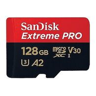 כרטיס זיכרון SanDisk Extreme Pro Extreme PRO microSDXC SDSQXCD-128G 128GB Micro SD סנדיסק למכירה 