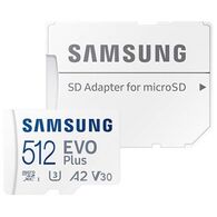 כרטיס זיכרון Samsung Evo Plus MBMC512KA/MA 512GB Micro SD UHS-I סמסונג למכירה 
