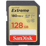 כרטיס זיכרון SanDisk Extreme Extreme SDXC SDSDXVA-128G-GNCIN 128GB SD UHS-I סנדיסק למכירה 
