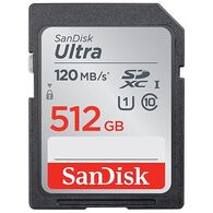 כרטיס זיכרון SanDisk Ultra Ultra SDXC SDSDUNC-512G-GN6IN 512GB SD סנדיסק למכירה 