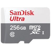 כרטיס זיכרון SanDisk Ultra Ultra Android 256GB Micro SDXC SDSQUNR-256G-GN3MN 256GB Micro SD סנדיסק למכירה 