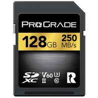 כרטיס זיכרון ProGrade Digital SDXC UHS-II V60 PGSD128GBKNA 128GB SD UHS-I למכירה 