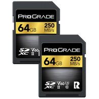 כרטיס זיכרון ProGrade SDXC UHS-II V60  PGSD64GBK2NA 64GB SD UHS-I למכירה 
