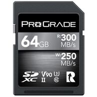 כרטיס זיכרון ProGrade SDXC UHS-II V90 Cobalt PGSD64GBCKNA 64GB SD UHS-I למכירה , 2 image
