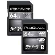כרטיס זיכרון ProGrade SDXC UHS-II V90 Cobalt PGSD64GBCK2NA 64GB SD UHS-I למכירה 