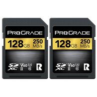 כרטיס זיכרון ProGrade Digital SDXC UHS-II V60  PGSD128GBKNA-2P 128GB SD UHS-I למכירה 