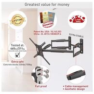 מתקן תליה לטלוויזיה  זרועות ברקן BM466XP למכירה , 3 image