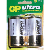GP D Ultra Alkaline 2pck למכירה 