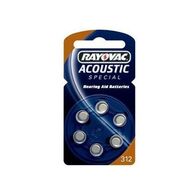 Rayovac 6 סוללות למכשיר שמיעה Rayovac 312 למכירה , 2 image