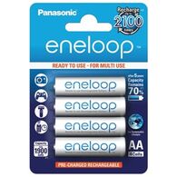 Panasonic Eneloop AA Rechargeable 1900mAh 4pck פנסוניק למכירה 