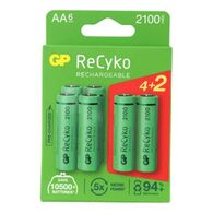 GP AA Rechargeable 2100mAh 4+2pck למכירה 