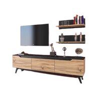 מזנון מזנון טלויזיה ומדפים לתלייה דגם מילאן Geva Design למכירה , 2 image