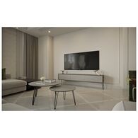 סט סלוני סט מזנון וזוג שולחנות לסלון דגם בטון בהיר Panda Style למכירה , 2 image