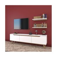 מזנון מזנון טלויזיה ומדפים לתלייה דגם מילאן Geva Design למכירה , 3 image