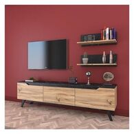 מזנון מזנון טלויזיה ומדפים לתלייה דגם מילאן Geva Design למכירה , 4 image