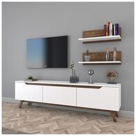 מזנון מזנון טלויזיה ומדפים לתלייה דגם מילאן Geva Design למכירה , 5 image