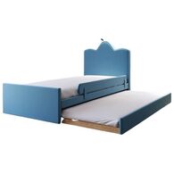 מיטת יחיד מיטת חבר מרופדת בד קטיפה דגם מייק PandaStyle למכירה , 2 image