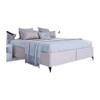 מיטה יהודית מיטה יהודית מפוארת מרופדת בד קטיפה דגם אליסיה PandaStyle למכירה , 3 image