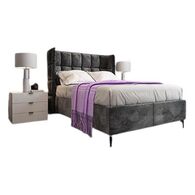 מיטה יהודית מיטה יהודית מפוארת מרופדת בד קטיפה דגם קלואי PandaStyle למכירה , 2 image