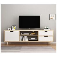 כוננית מדפים מזנון טלוויזיה ידיות נסתרות Ramos למכירה , 3 image