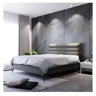 מיטה זוגית מיטה זוגית מפוארת מרופדת בד קטיפה דגם ג’יזל PandaStyle למכירה , 4 image