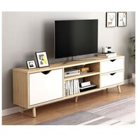 כוננית מדפים מזנון טלוויזיה ידיות נסתרות Ramos למכירה , 4 image