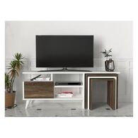 סט סלוני מזנון טלוויזיה בשילוב שולחנות נשלפים דגם נייצ'ר Homax למכירה , 2 image