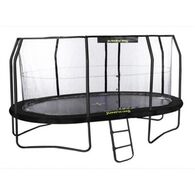 טרמפולינה אובלית שחורה 4.3*5.10 מטר Jumpking למכירה , 2 image