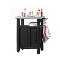 מדפים  כתר פלסטיק יוניטי - ארון ברביקיו עם משטח נירוסטה למכירה , 2 image