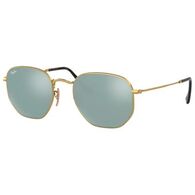 משקפי שמש  לגברים Ray Ban Hexagonal Flat Lenses RB3548N 001/30 ריי באן למכירה 