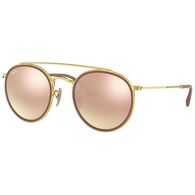 משקפי שמש  יוניסקס Ray Ban ROUND DOUBLE BRIDGE RB3647N 001 ריי באן למכירה , 4 image