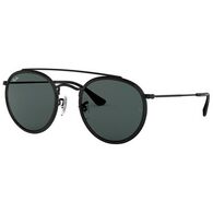 משקפי שמש  יוניסקס Ray Ban Round Double Bridge RB3647N 002/R5 ריי באן למכירה 