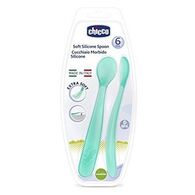 Chicco Two Soft Silicone Spoon זוג כפיות סליקון רכות צ'יקו למכירה 