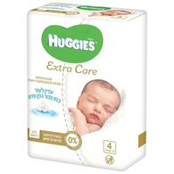 מגבונים Huggies מגבונים לחים לתינוק, עדין לעור כמו צמר גפן ומים מארז רביעייה למכירה 