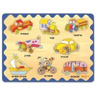 16069 פאזל כפתור הכרת כלי תחבורה Pit Toys למכירה , 4 image