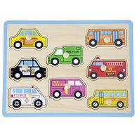 58625 פאזל כפתור עץ מכוניות שירות viga למכירה , 2 image