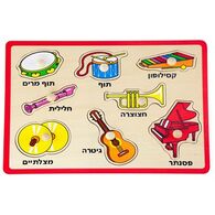 53011 פאזל כפתור עץ כלי נגינה viga למכירה 