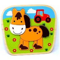 11989 פאזל הרכבה סוס Pit Toys למכירה , 2 image