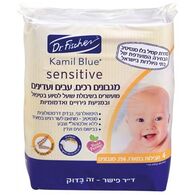 מגבונים  ד"ר פישר רביעיית מגבוני קמיל בלו סנסיטיב שיבולת שועל 4*64 מגבונים בחבילה למכירה 